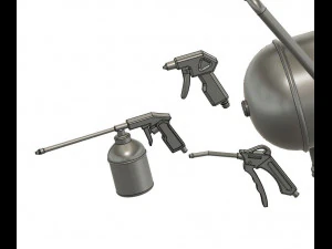 135 Scale Diorama Compressor Set 3D Print Model