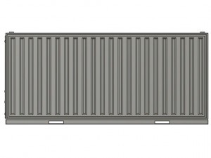 187 Scale H0 Model Container for Model Trains and Dioramas Model do druku 3D