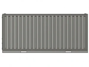 187 Scale H0 Model Container for Model Trains and Dioramas 3D Print Model