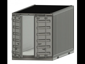 187 Scale H0 Model Container for Model Trains and Dioramas Model do druku 3D