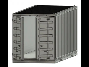 187 Scale H0 Model Container for Model Trains and Dioramas 3D Print Model