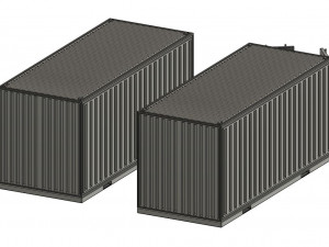 187 Scale H0 Model Container for Model Trains and Dioramas Model do druku 3D