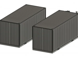 187 Scale H0 Model Container for Model Trains and Dioramas 3D Print Model
