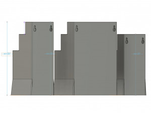 Three models of brush holders Model Cetak 3D