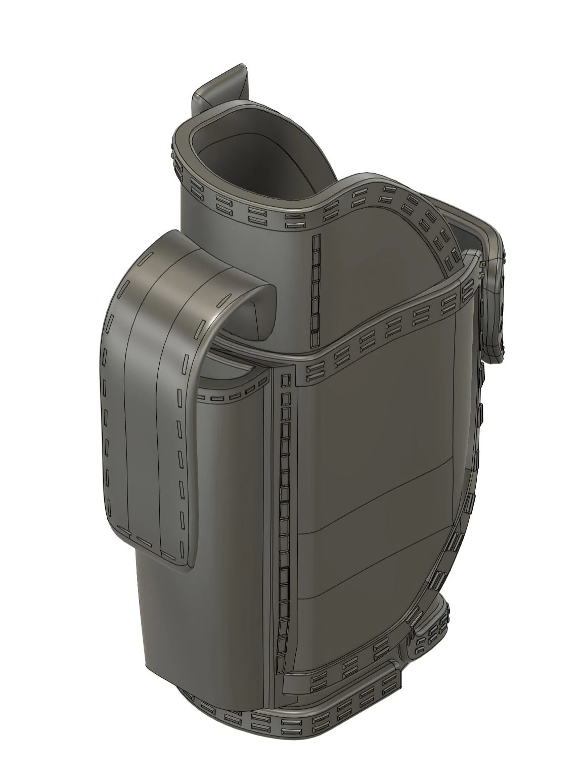Holster the batman action figure mcfarlane 3D Print Model .c4d .max .obj .3ds .fbx .stl .blend 