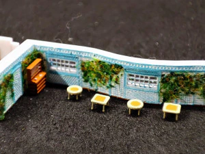 Caf Parisien Acessories for Titanic Hachette 1200 scale 3D Print Model