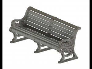 Bench for Titanic 1-200 Scale 3D Print Model