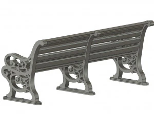 Bench for Titanic 1-200 Scale 3D Print Model