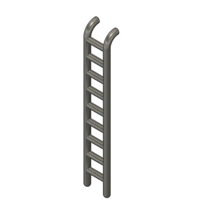 Staircases from Hachette Titanic model 1-200 scale 3D Print Model .c4d .max .obj .3ds .fbx .stl .blend 