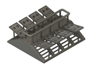 Ship deck roof from Hachette Titanic model 1-200 scale 3D Print Model