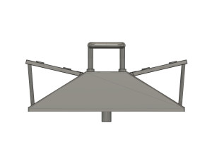 Ship deck roof from Hachette Titanic model 1-200 scale Modelo de Impressão 3D