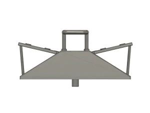 Ship deck roof from Hachette Titanic model 1-200 scale 3D Print Model