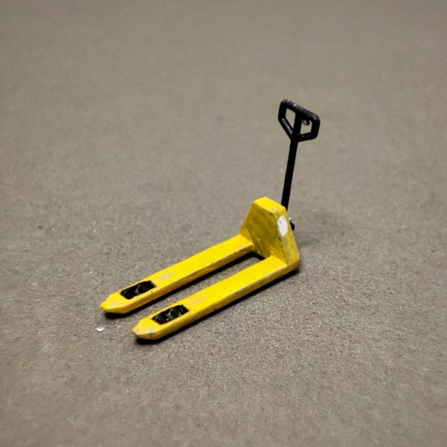 Transpallet 164 scale pallet jack 3D Принт Модель .c4d .max .obj .3ds .fbx .stl .blend 