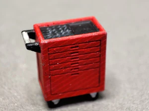 164 스케일 도구 카트 도구 트롤리 3D 프린트 모델