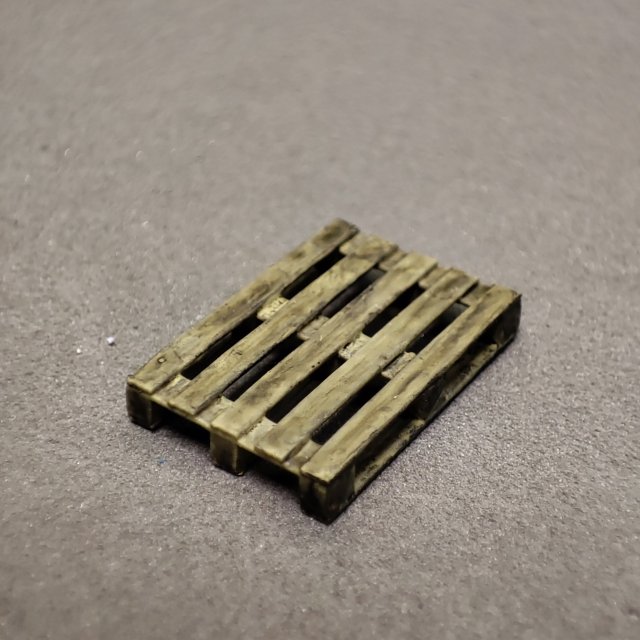 Scale 1-64 Pallet for diorama 3D Baskı Modeli .c4d .max .obj .3ds .fbx .stl .blend 