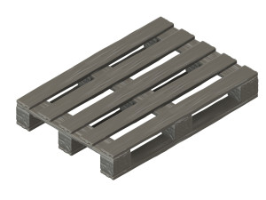 Scale 1-64 Pallet for diorama 3D Baskı Modeli