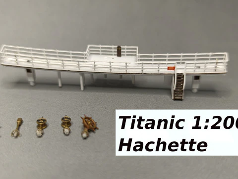 टाइटैनिक 1200 हैचेट के लिए बो कमांड ब्रिज 3D प्रिंट मॉडल