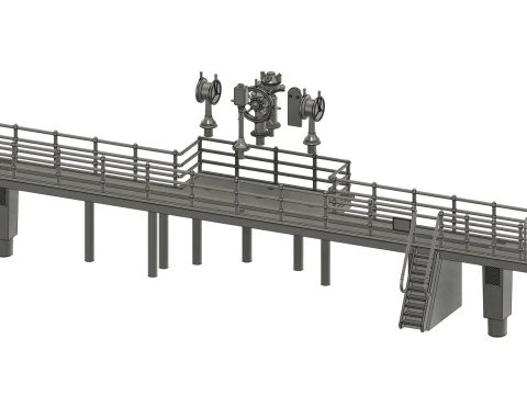 Bow command bridge for Titanic 1200 Hachette 3D Print Model