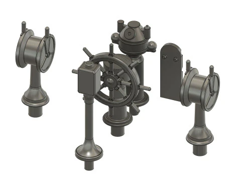 Bow command bridge for Titanic 1200 Hachette 3D Print Model