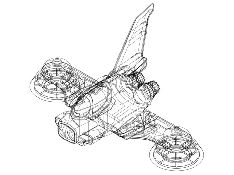 Hover Pilder para Mazinger Z de Threezero Modelo de impresión 3D