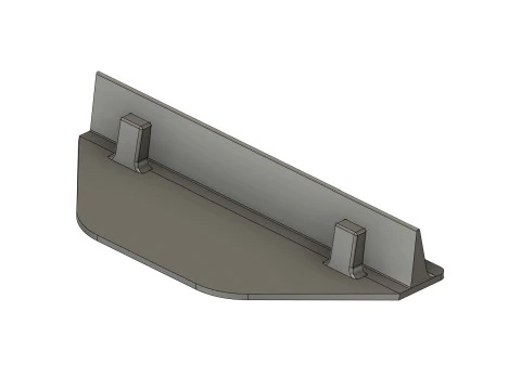 ホットウィールのカーブリスター用のアニメダルモンド製スタンドサポート 3Dプリントモデル