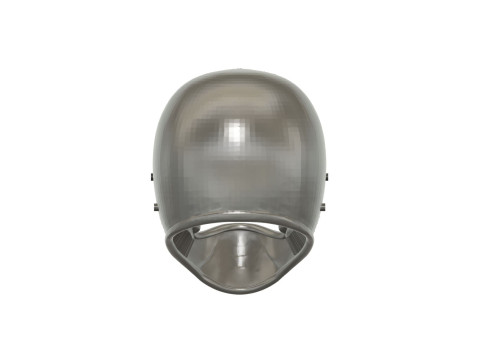 Alter Motocross-Helm im Maßstab 112 3D Druckmodell