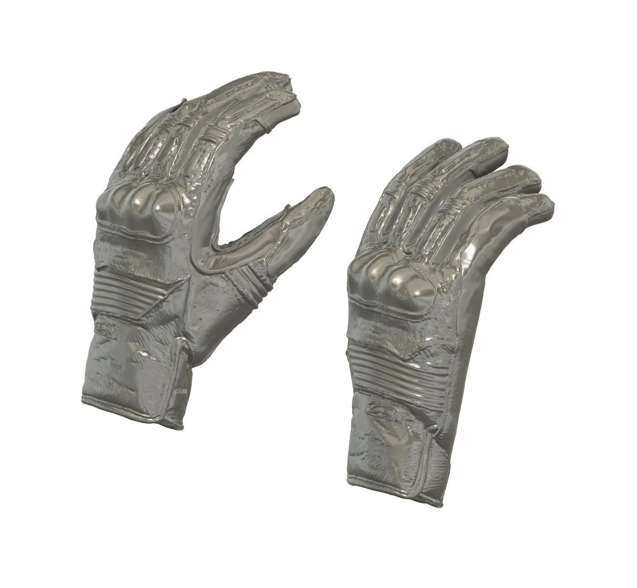 Motocross Gloves 112 Scale 3D Print Model .c4d .max .obj .3ds .fbx .stl .blend 