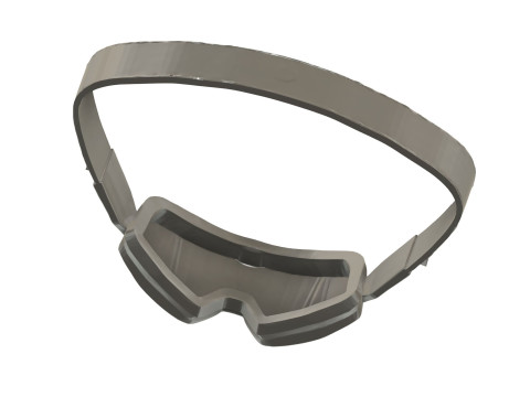 モトクロス ゴーグル 112 スケール 3Dプリントモデル