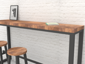 Bar tables and chairs 3D Model