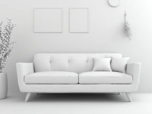 Simple Sofa 3D Model