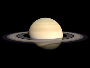 Realistic planet saturn 3D-Modell
