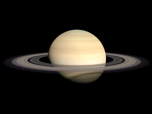 Realistic planet saturn 3D Model