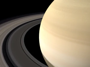 Realistic planet saturn 3D Model