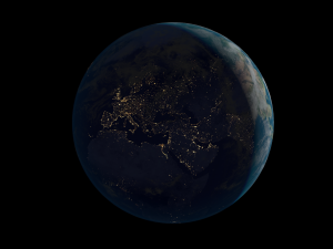 Realistic planet Earth 3D-Modell