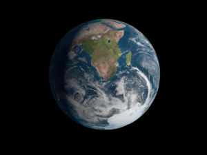 Realistic planet Earth 3D-Modell
