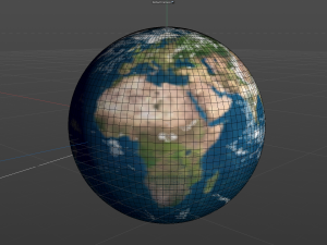 Realistic planet Earth 3D-Modell
