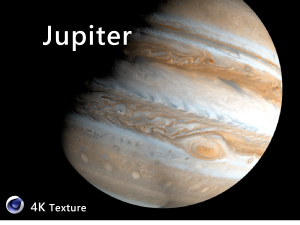 Realistic planet jupiter 3D Model