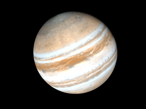 Realistic planet jupiter Model 3D