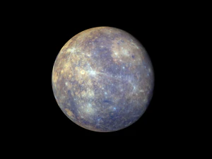 Realistic planet Mercury 3D Model