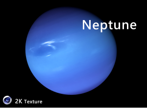 Realistic planet neptune 3D Model