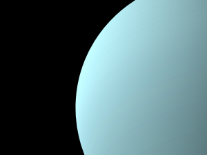 Realistic planet Uranus 3D Model