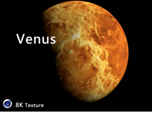 Realistic planet Venus 3D Model