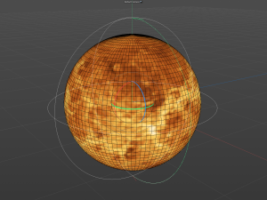 Realistic planet Venus 3D Model