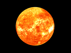 Realistic planet sun 3D Model