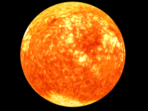Realistic planet sun 3D Model