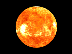 Realistic planet sun 3D Model
