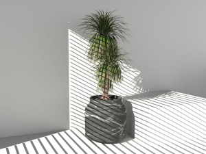 Floor potted collection 3D मॉडल