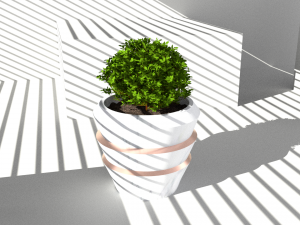 Floor potted collection 3D मॉडल