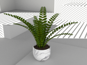 Floor potted collection 3D मॉडल