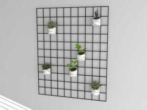 Hanging potted plants 3D Model